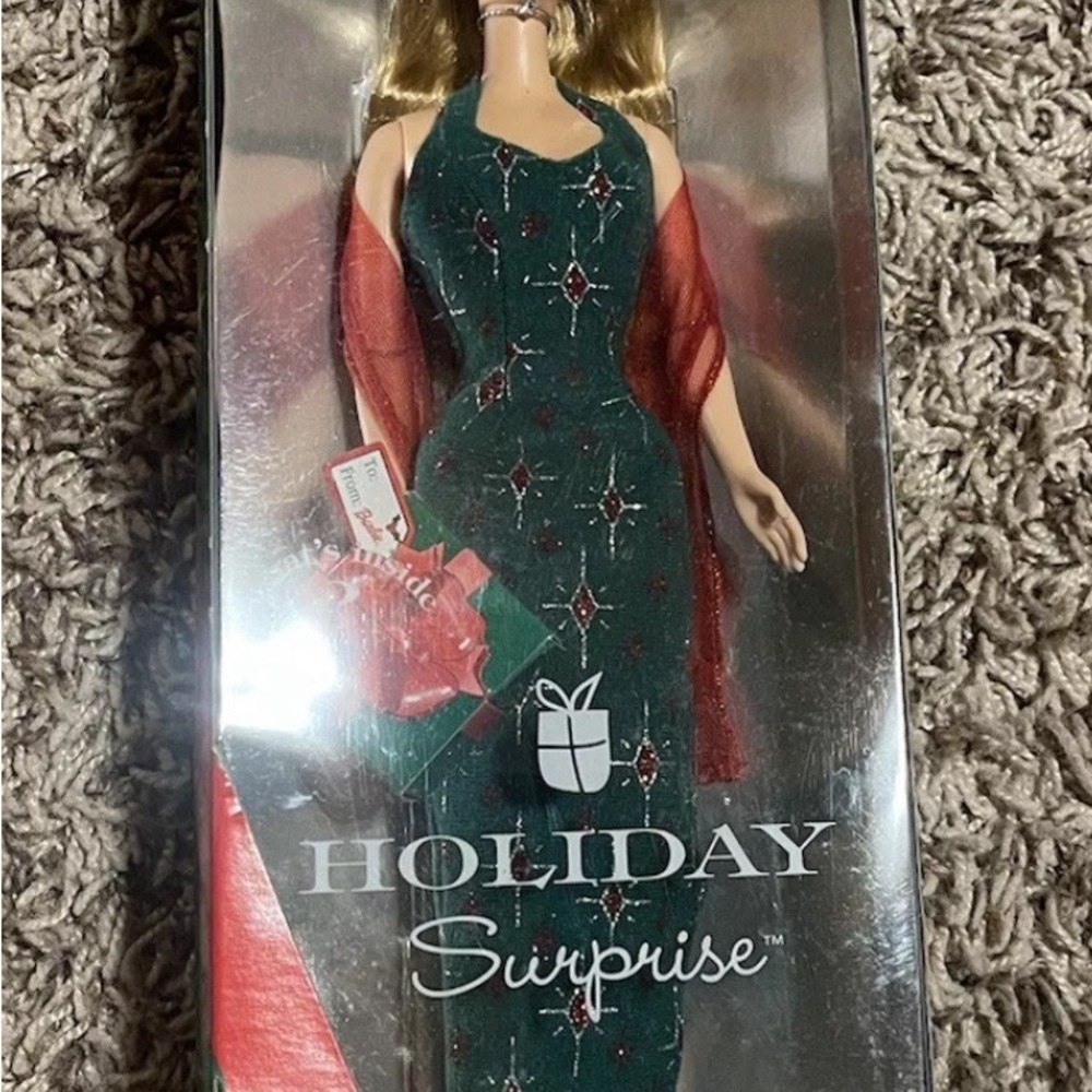 Holiday Surprise Doll in Green Dress